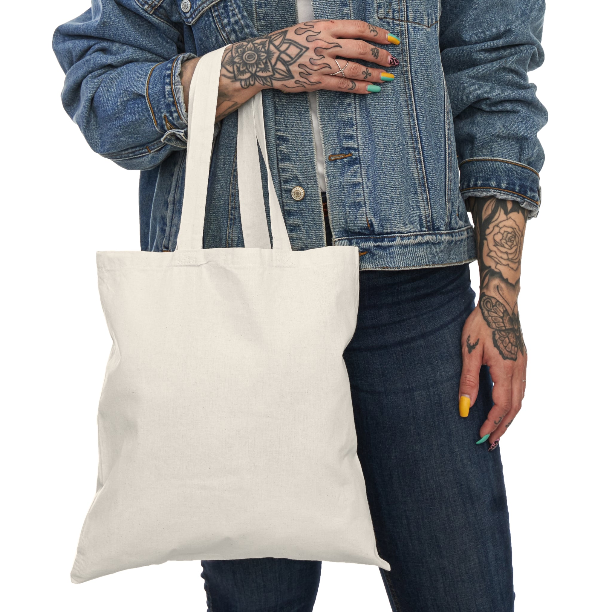 Natural Tote Bag — "If I'm the Problem, Then You Might Be the Reason" Western Typography Cotton Tote